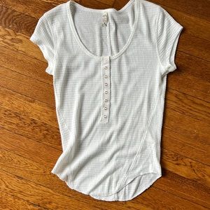 🦢🪿🐇Free People Baby Tee, White | M